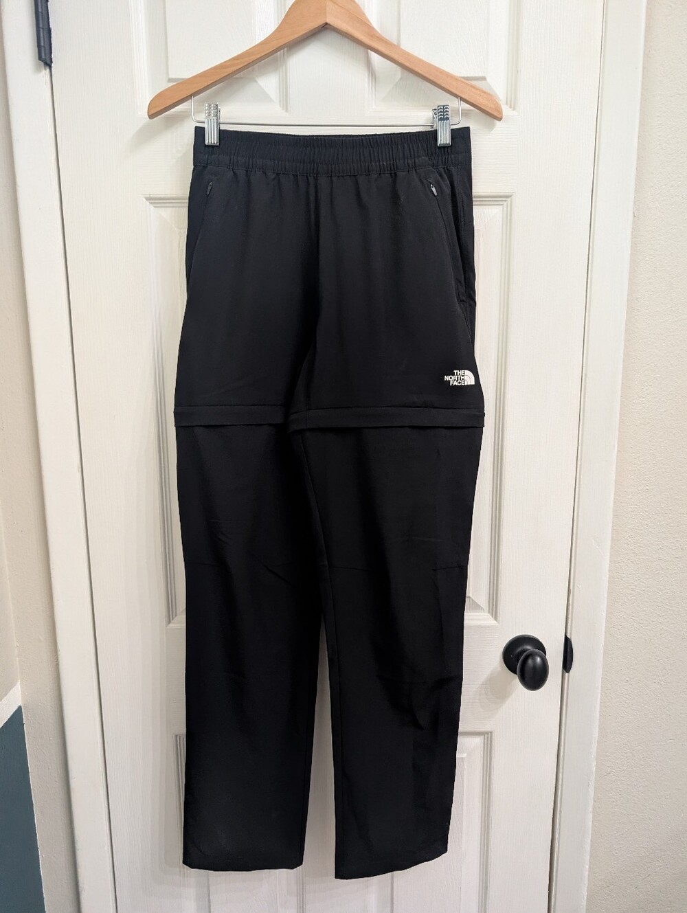 NWT The North Face Women's Small Britti Convertible Pants Black Hiking Zip